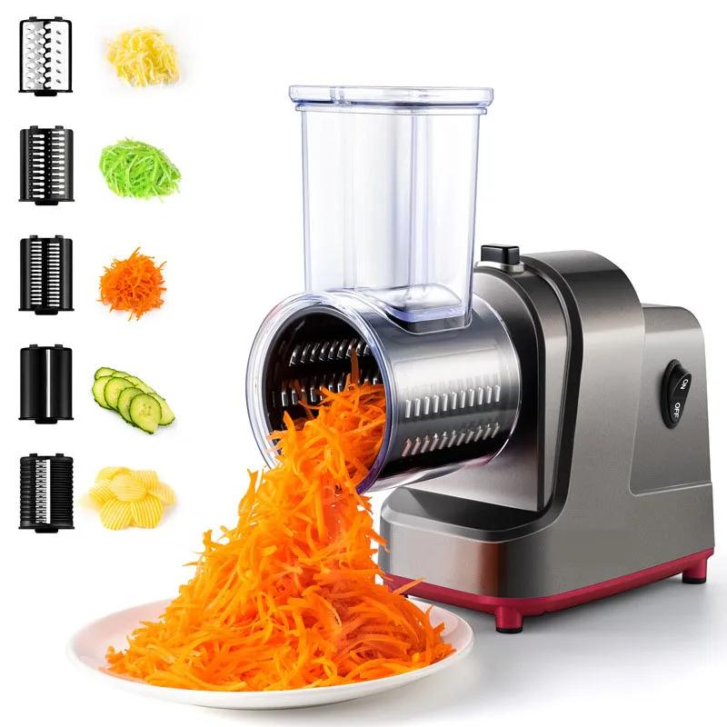 Electric Multifunctional Vegetable Cutter Home Vegetable Cutter God Commercial Automatic Potato Shredder Shredder Slicer 220V