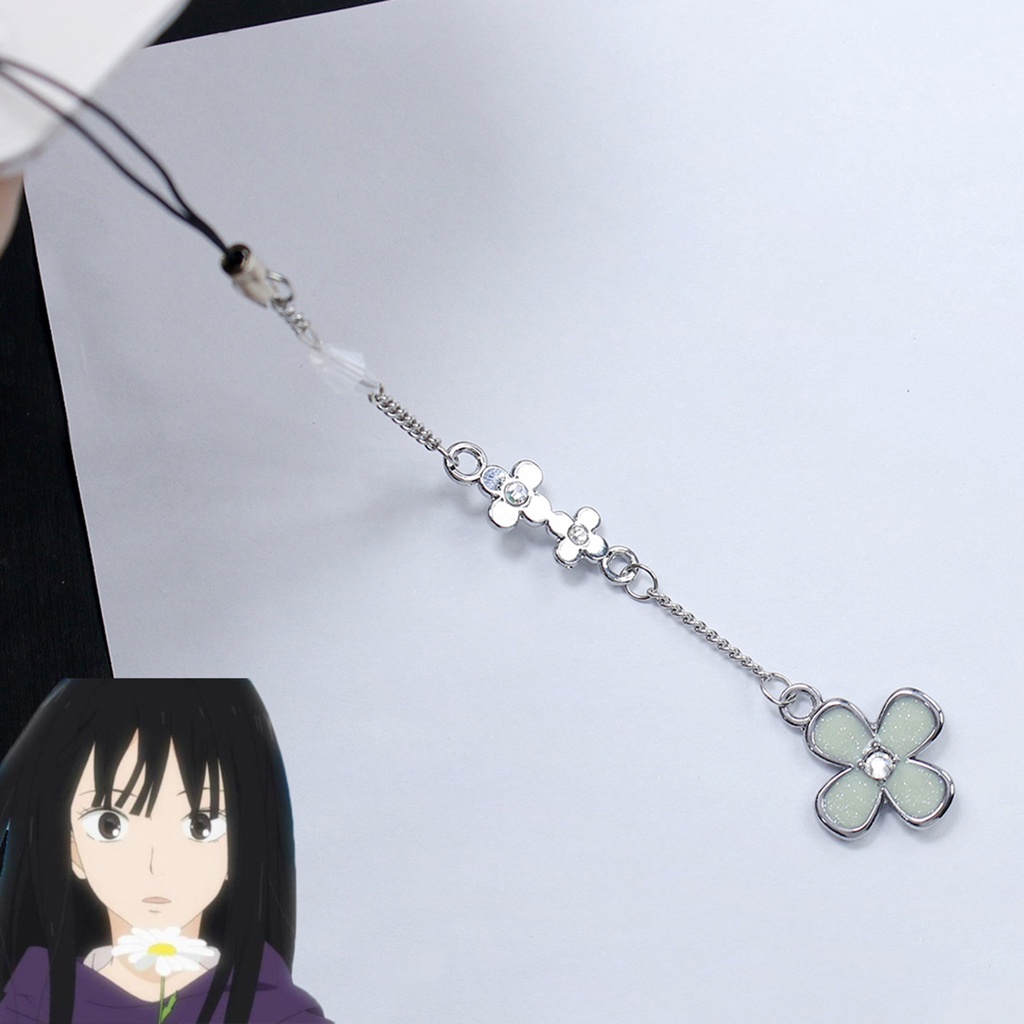 Comics Anime Kimi ni Todoke: From Me to You Keychain Kuronuma Sawako Kazehaya Shouta Cosplay Flower Pendant Phone Chain