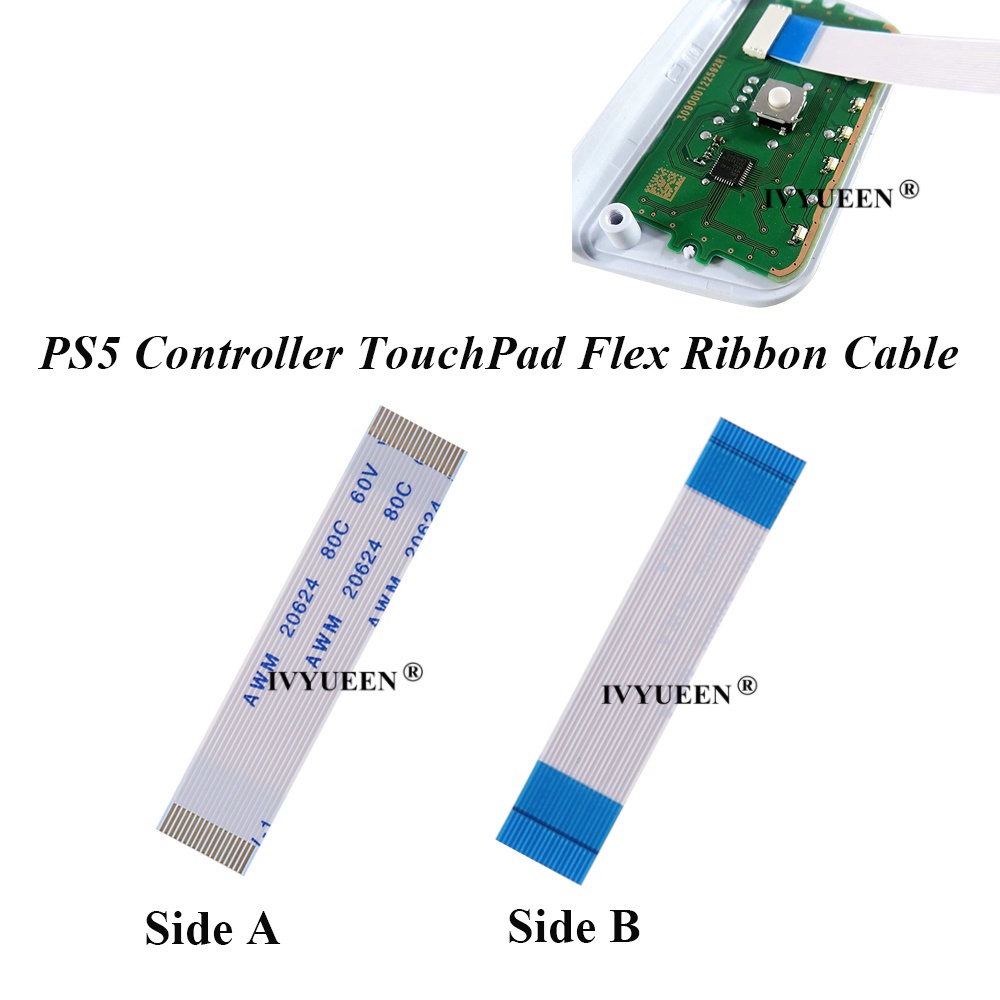 Must Quality IVYUEEN Left Right L2 R2 Motor Connect Ribbon Flex Cable PlayStation 5 PS5 Controller Touch Pad PCB Boar... - Image 2