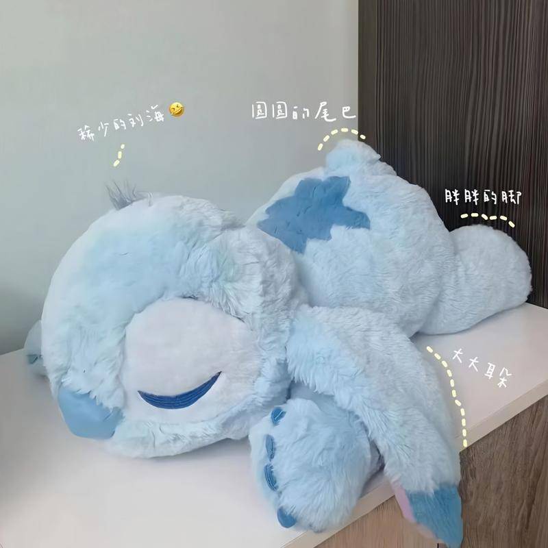 Have Essential Plushie Toy TIKTOK Plush Sleepy Puppy Stitch Doll Throwing Pillow 史迪仔娃娃 Cloth Gives Girlf Du... - Image 5