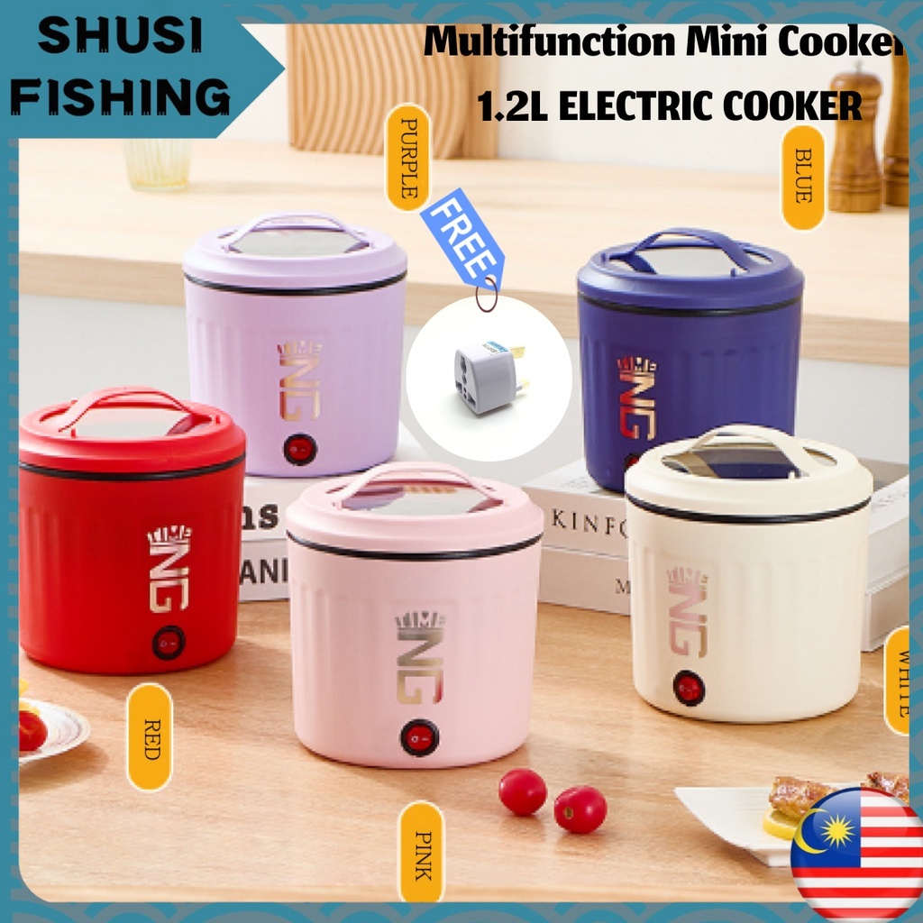 NEW Mini Electric Cooker Muli-Function Electric Hot Pot Household Instant Noodles Bowl Non-Stick Small Skillet Steamboat