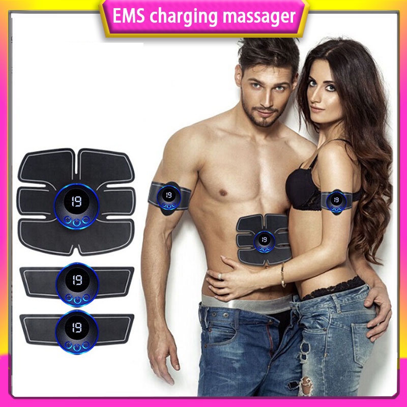 EMS Charging Cervical Vertebra Massager Abdominal Muscle Massager Arm Stick EMS Low-frequency Pulse Massager