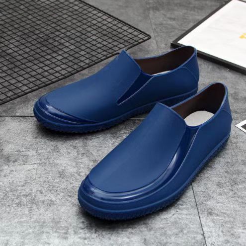 Reliable Purpose But hujan lelaki tiub pendek fesyen kasut kalis air dapur tidak licin potongan rendah dewasa Memanci... - Image 3