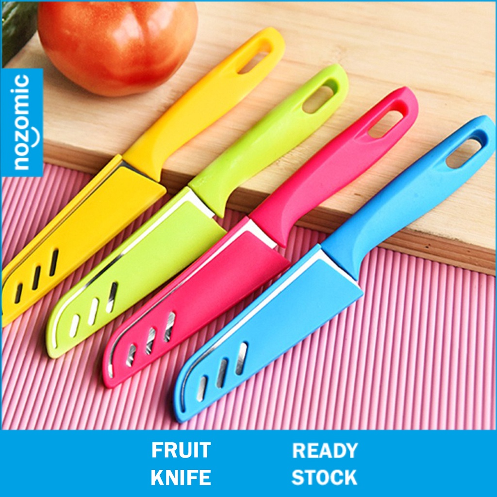 Fruit Knife Stainless Steel Knife Fruit Peeler Portable Vegetable Knife Pisau Buah Pisau Sayur
