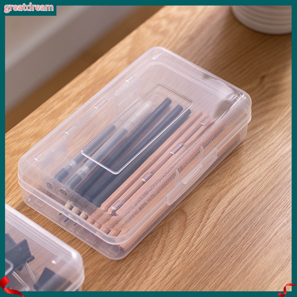 Premium Durable <GD> Plastic Pen Holder Daily Life Large Capacity Stationery Boxes Must - Image 4