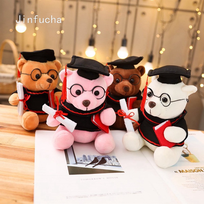 Purpose Multi Jinfucha 18cm Graduation Bear Class of 2021 Stuffed Animal Plush Gift Reliable - Image 4