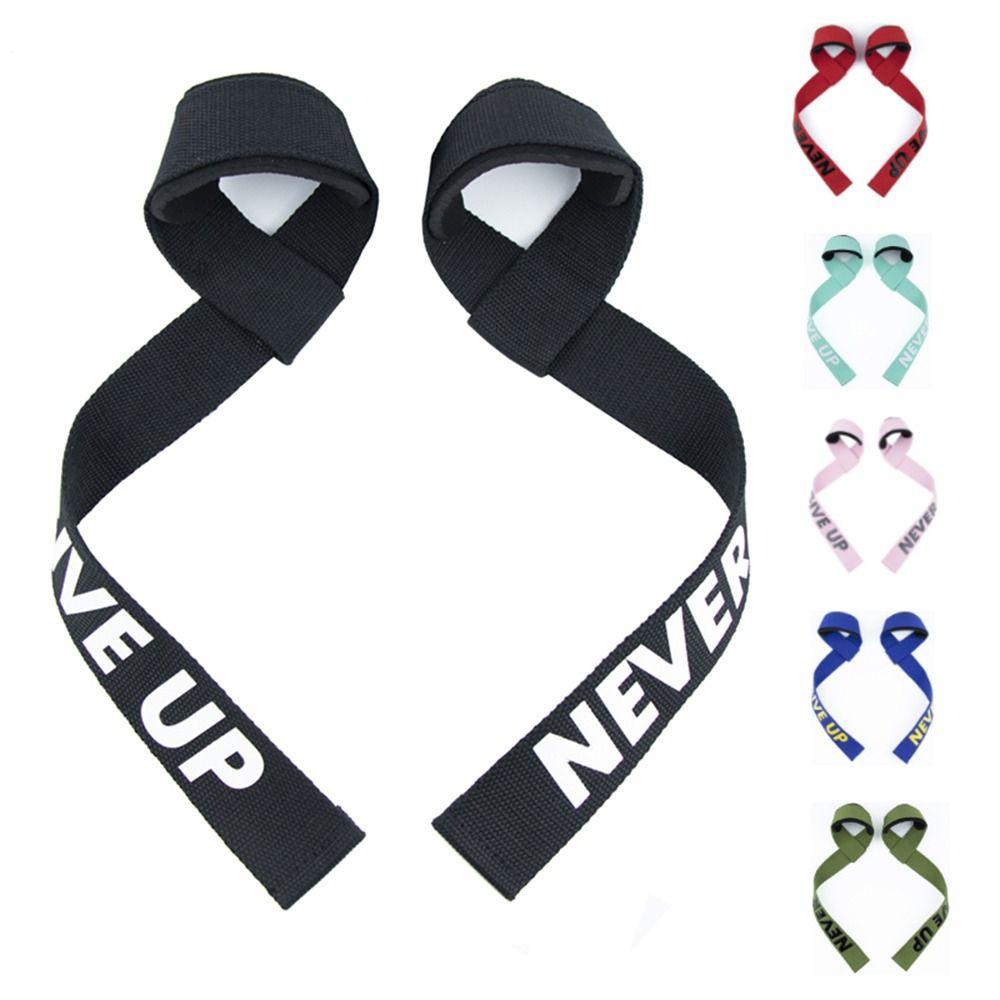 Chic Trendy ANHENGXIN Lifting Straps Gym Workout Grips Band Weight Fitness Gloves Anti-Slip Hand Wraps Wrist - Image 4