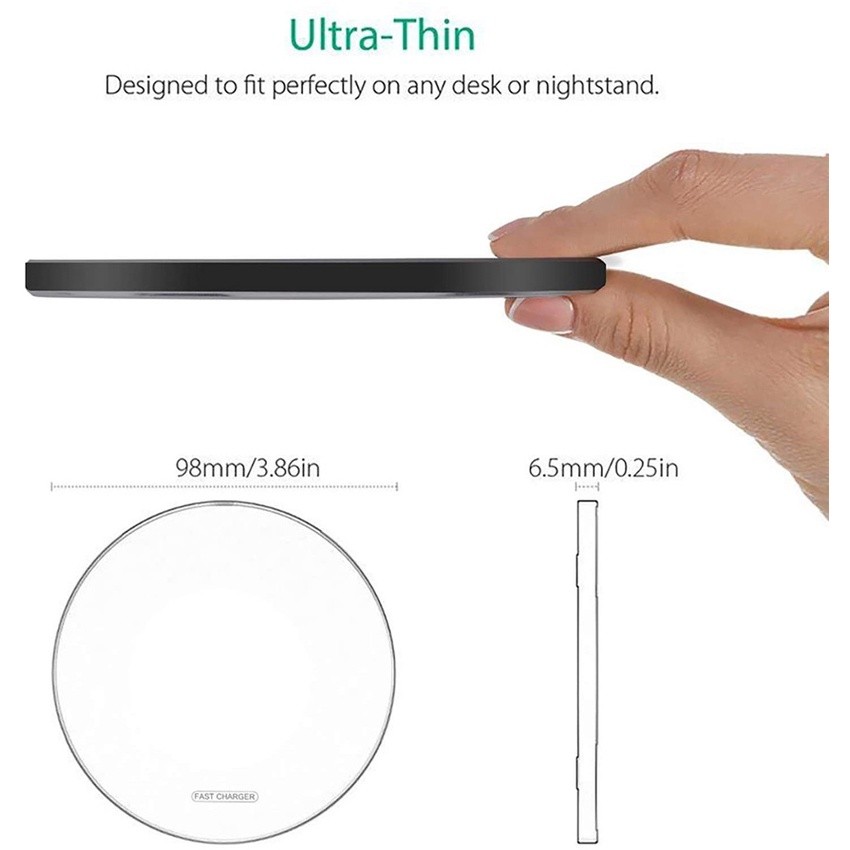 Reliable Versatile NEW 60W Fast Wireless Charger Pad Stand iPhone 14 13 12 11 Pro Max X Xs Xr Samsung Xiaomi Oppo Viv... - Image 4