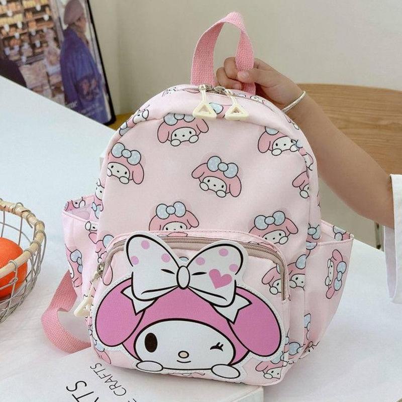 Kids bag kids bagpack kuromi bag kids backpack baby bag fashion bag Korean bag kids travel backpack Kindergarten Schoolbag kids backpack Melody Bag Student bag Girl Baby Kuromi Travel backpack girl student school bag