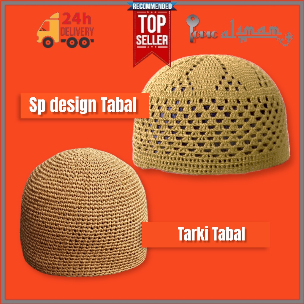 Essential Versatile KETAYAP SURAU MASJID KOPIAH KAIT YAMAN TARKI-KOPIAH TEBAL/ DEWASA/ BENANG TEBAL TURKI SONGKOK - Image 3