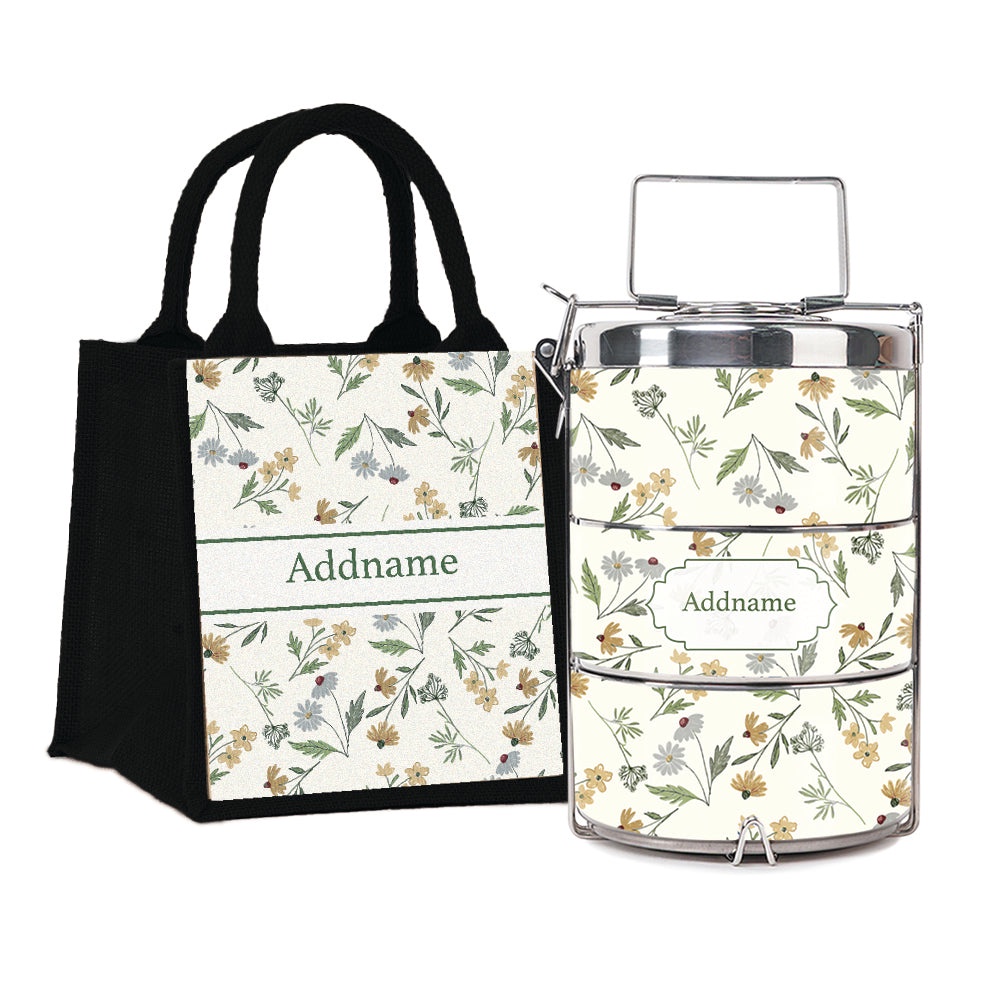 Daisy Sketch Tiffin Carrier