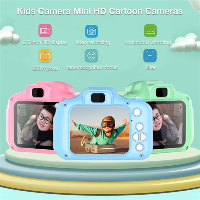 KFY#Kids Camera Toy for Kids Digital Camera Toys 8.0/13.0M.P HD Video Recording Selfie
