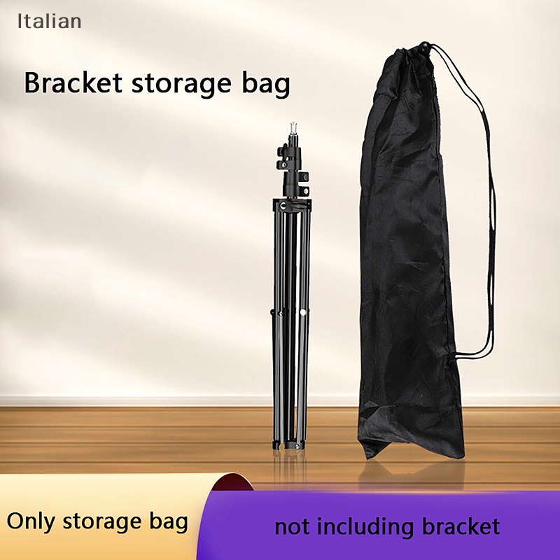 Italian 36.5-72cm Mic Photography Light Tripod Stand Bag Light Tripod Bag Monopod Bag Black Handbag Carrying Storage Case MY