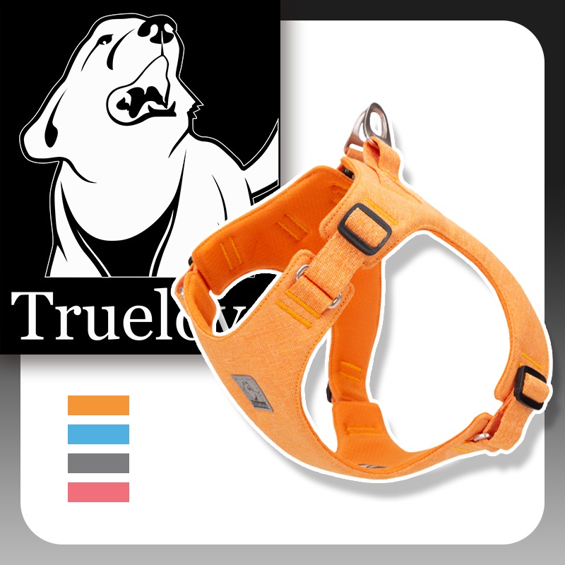 TRUELOVE Recycled Dog Harness Eco-friendly Adjustable Durable Pet Vest Step In Pet Harness Soft for Small Medium Dogs Walking Running
