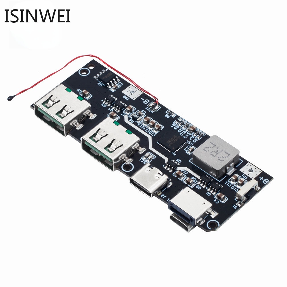 Quality Purpose QC4.0 QC3.0 LED Dual USB 5V 4.5A 22.5W Micro/Type-C Mobile Power Bank 18650 Charging Module Temperatu... - Image 2