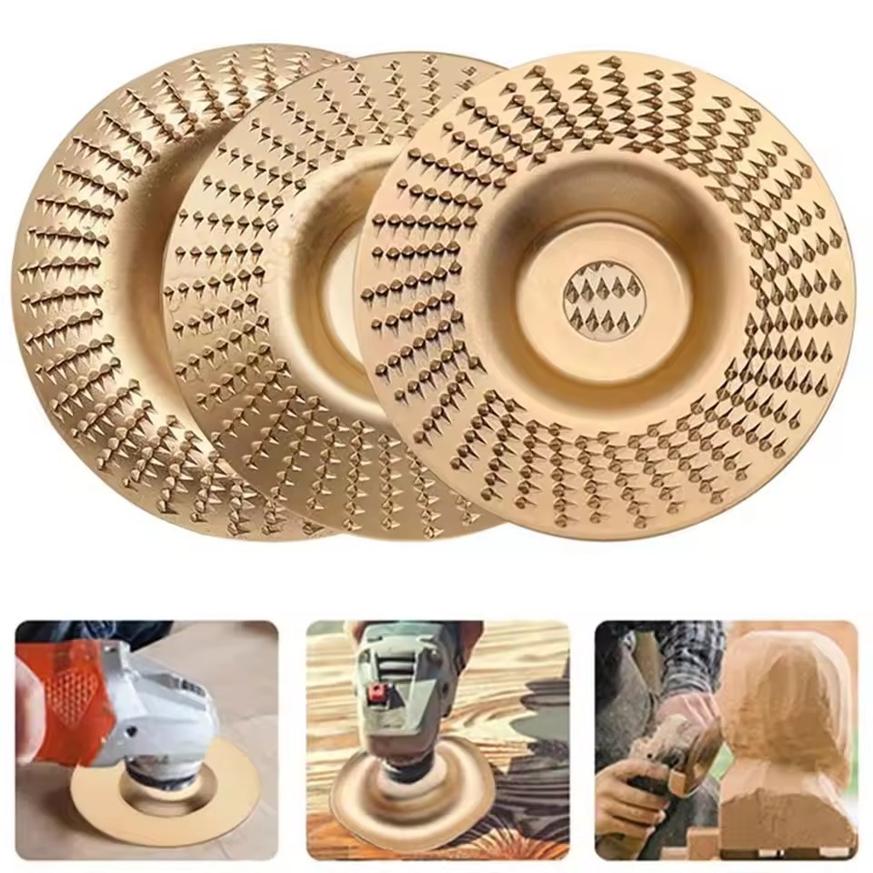 Angle Grinder Disc Woodworking Grinding Wheel Wood Carving Disc Sanding Tools Sanding Abrasive