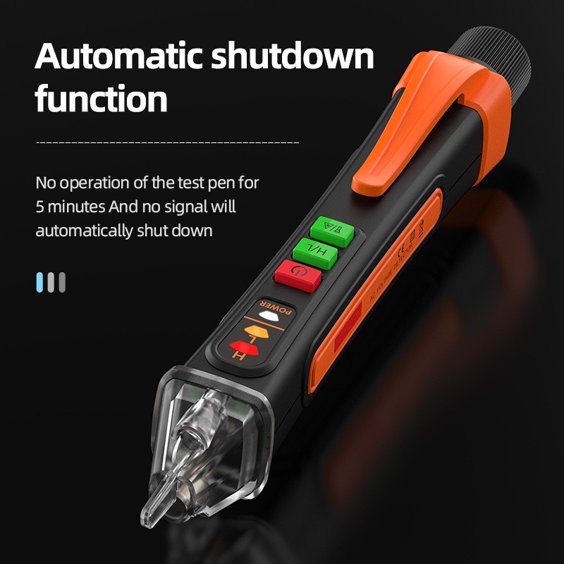 Reliable Versatile Test Pen Electrical Voltage Detector Laser Pooning Flashlight LED Induction Breakpoint Cable N Pre... - Image 3