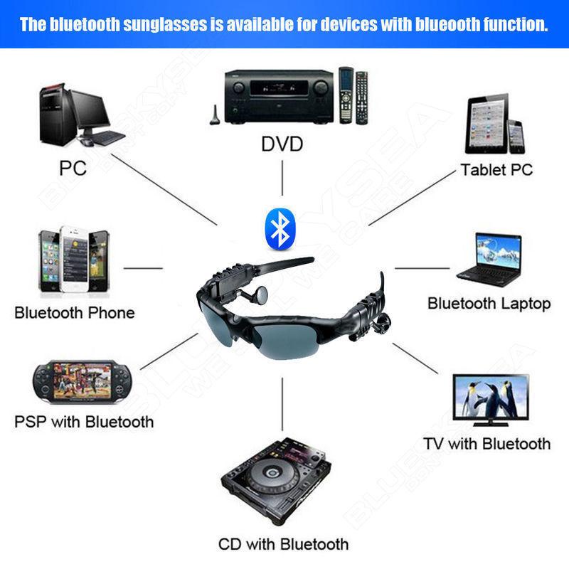 Quality Must Headset Sunglasses MP3 player Bluetooth Sports glasses Versatile Multi - Image 4