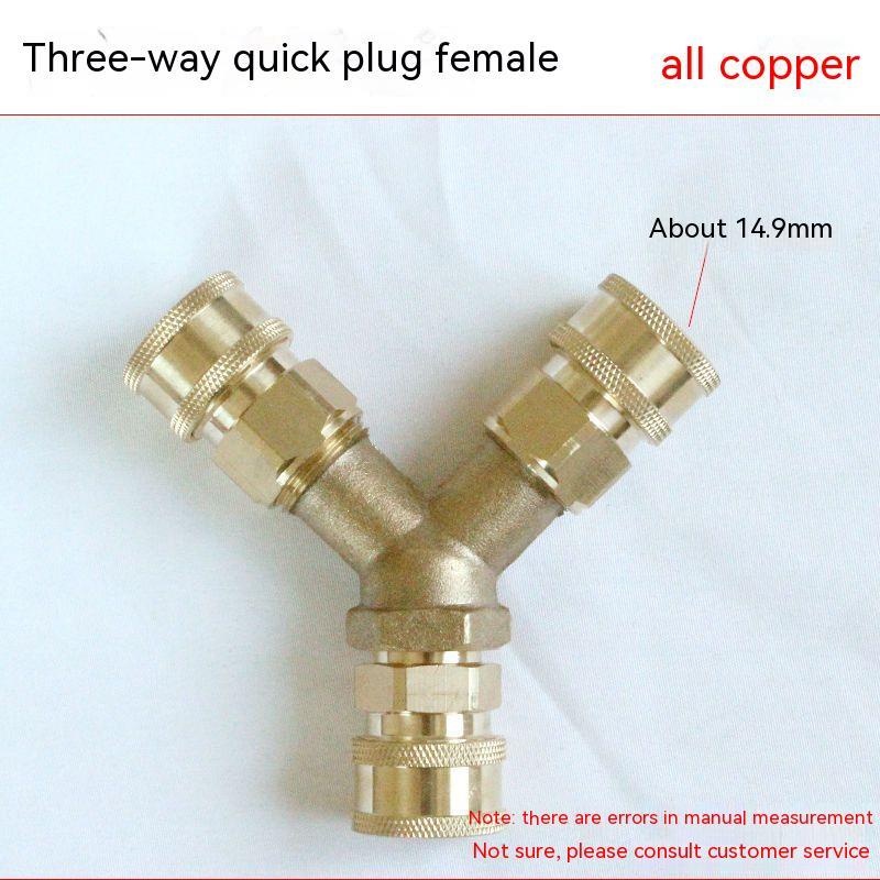 Must Quality 280/55 360 Type High Pressure Washer Accessories Car Brush Pump Outlet Pipe Tee Joint 14 18 22 - Image 4