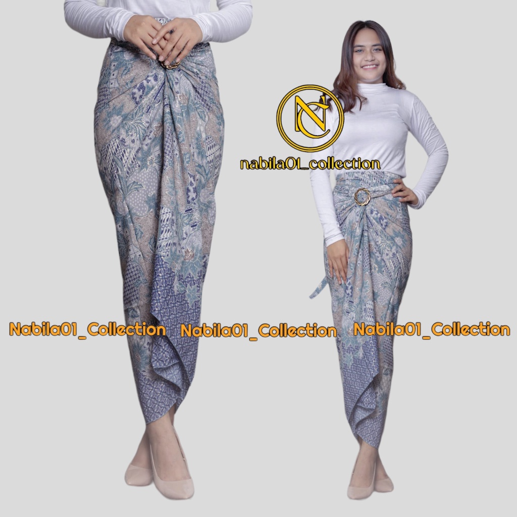 Batik Lilit Skirt Under Kebaya Traditional Clothing Nabila01_collection 25 Motifs