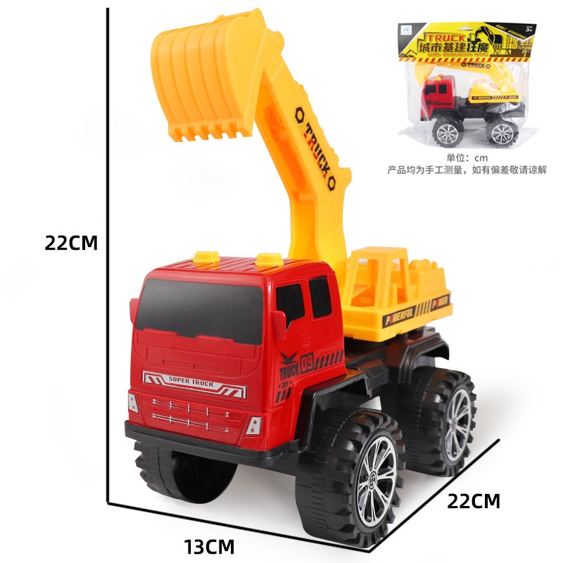 Premium Versatile VA Truck Toys Dump Bulldozer Excavator Crane Large Car Boys - Image 3