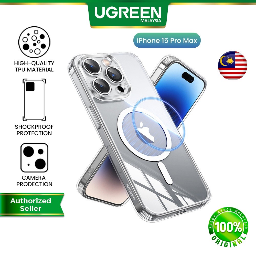 UGREEN MagSafe Charging iPhone 15 Series Magnetic Protective Camera Protection Shockproof Phone Case iPhone 15 Pro Max