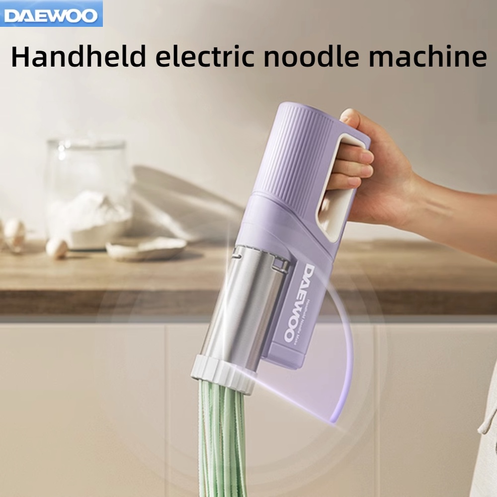 Daewoo Handheld Electric Noodle Pressing Machine MT04 Household Small Electric Noodle Maker Fully Automatic Noodle Machine Portable Making River Fishing Machine Noodle Gun