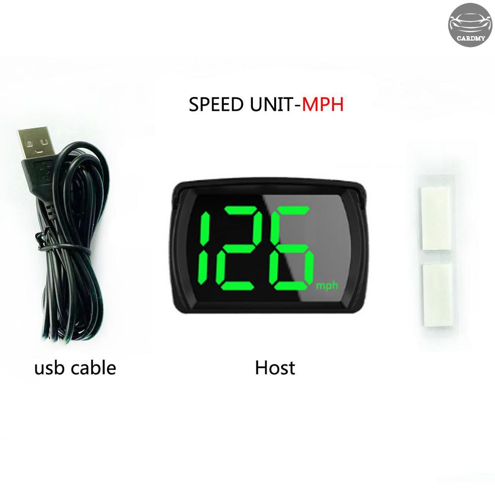 [CARM] Car HUD Headup Display KM/H MPH GPS Digital Speedometer with LED Large Font Display for Car Truck SUV Motorcycle