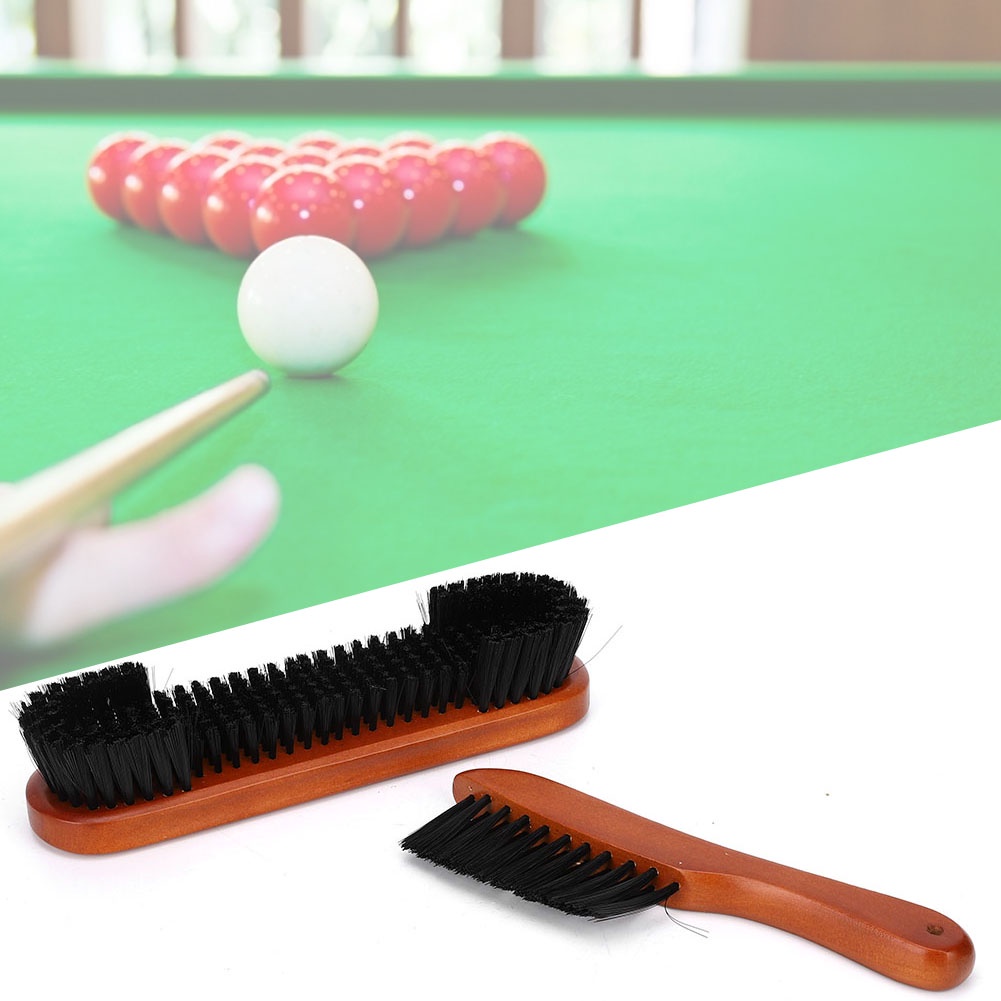 Premium Durable 2PCS/Lot Billiard Brush Set Accessories Pool Table Corner Rail Cleaning Kit Have Purpose - Image 2