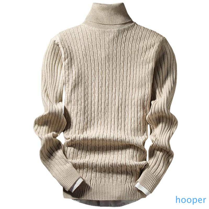 Must Multi Long Sleeve Sweater Men Turtle Neck Jumper Winter Warm Knitted Casual Plain Pullover Reliable - Image 5