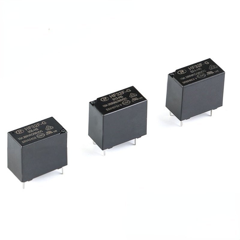 5PCS/lot 5V 12V 24V Power Relays HF32F-G JZC-32F-005-HS JZC-32F-012-HS JZC-32F-024-HS 10A 250VAC 4PIN Electronic Compone