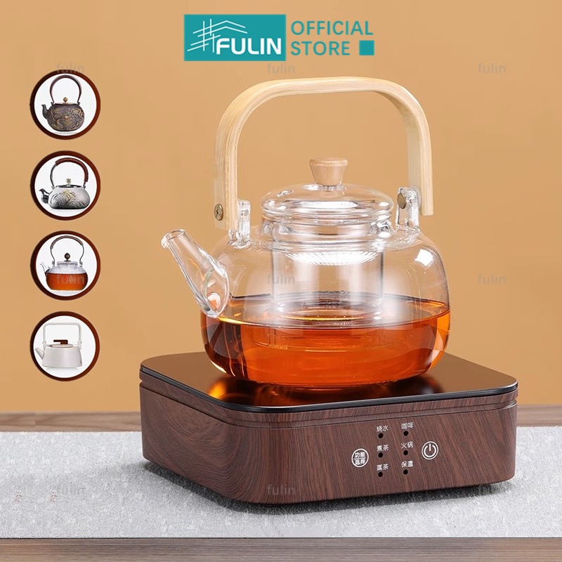 1300W Household Electric Stove Electric Ceramic Stove Mute Tea Stove Smart Hot Plate Teapot Coffee Kettle Heater Infrared Stove