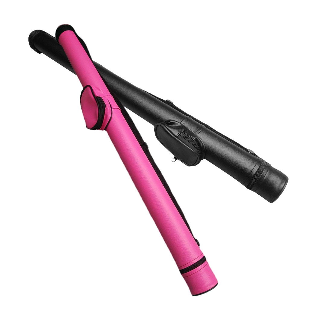 Chic Casual Portable Pool Cue Bag 2/4 Holes Leatherette Carrying Stick Snooker，Lightweight C - Image 2