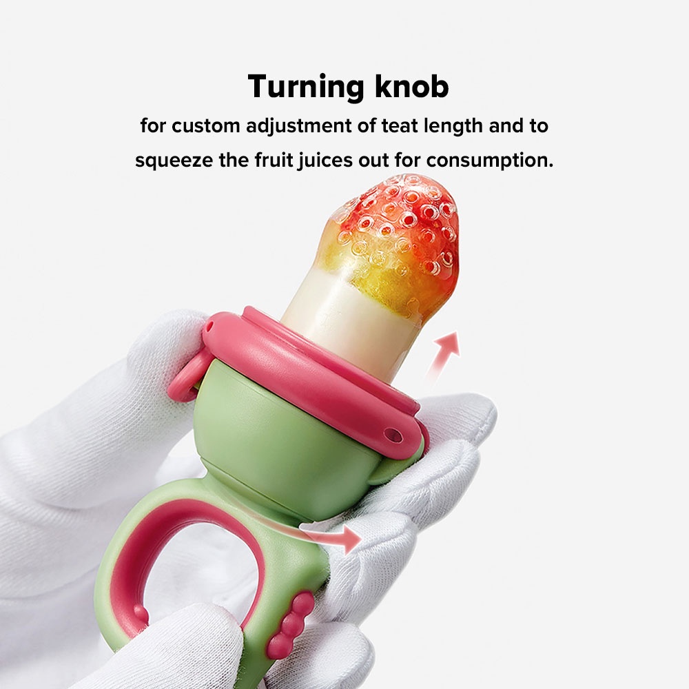 Meal Home Bc Babycare 2pcs Baby Food Feeder Fruit Pacifier S+L Infant Teething Toy Teether - Image 4