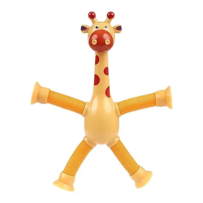 Versatile Essential Giraffe Pop Tubes Sensory Toys Novelty Spring Fidget Toy Stretch Tube Stress Relief Kid Adult Bir... - Image 4