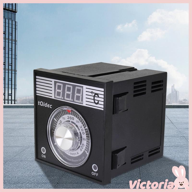 Vic Digital Display PID Temperature Controllers Thermostat Regulator AC 220V - 380V K Sensor Thermocouple for Baking Ove