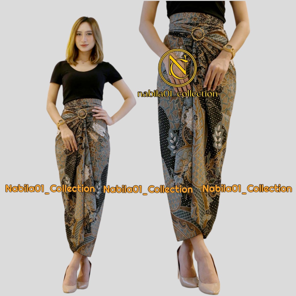 Versatile Quality Batik Lilit Skirt Under Kebaya Traditional Clothing Nabila01_collection 25 Motifs Premium - Image 5