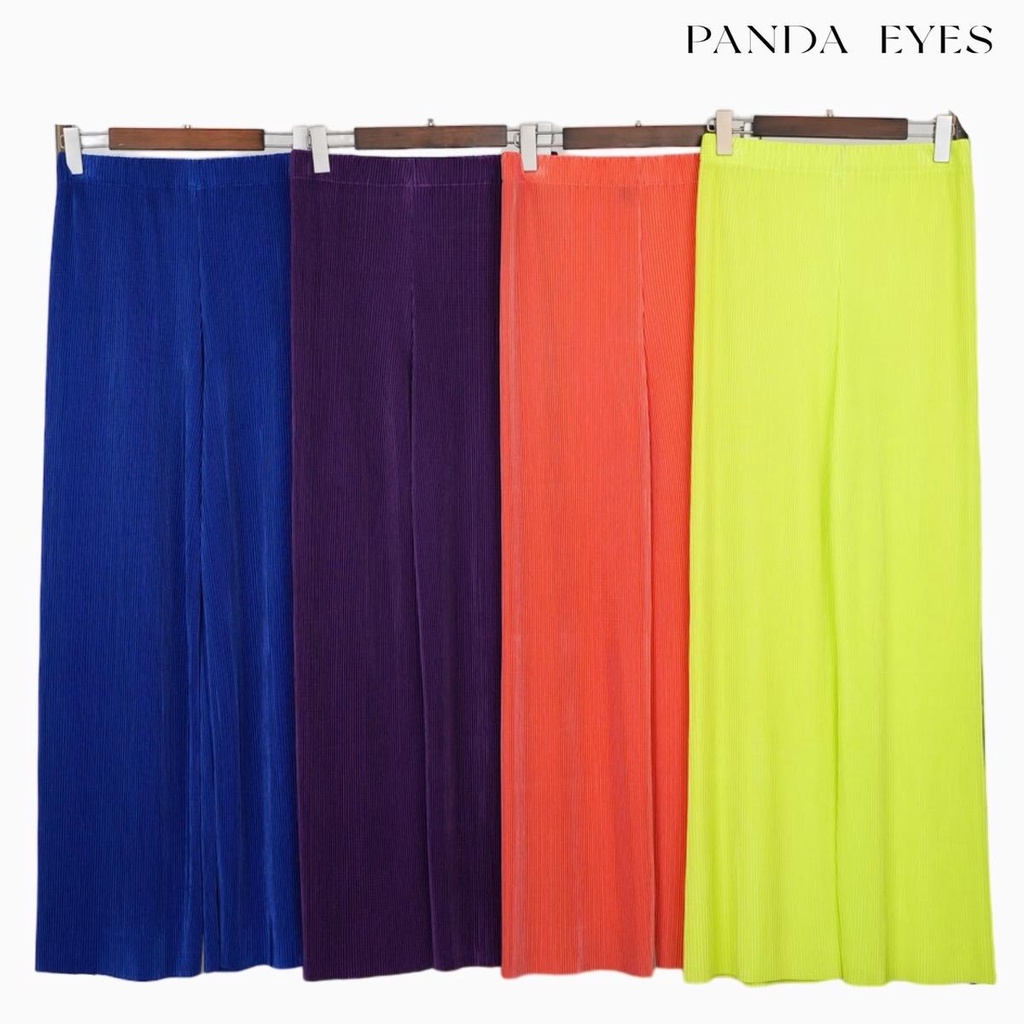 Panda Eyes Palazzo Pleated Pants CLO-CN8850LP