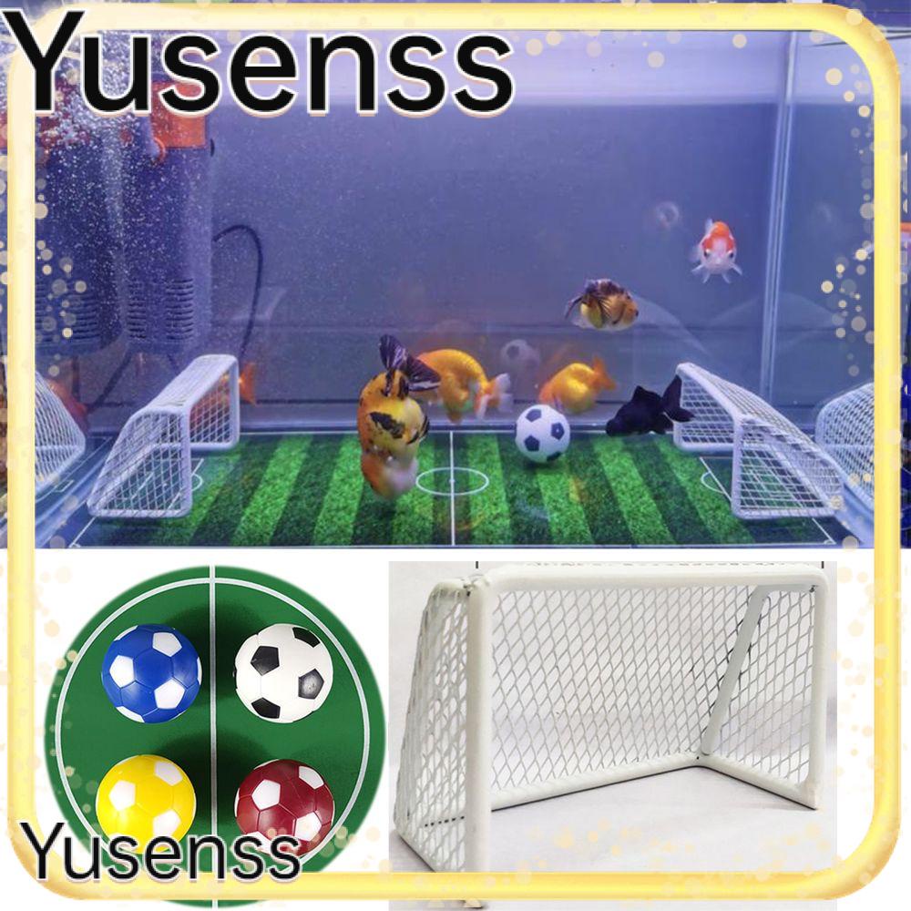 Purpose Durable YUSENS Fish Tank Landscaping Mini Frame Toy Aquarium Football Goal Table - Image 4