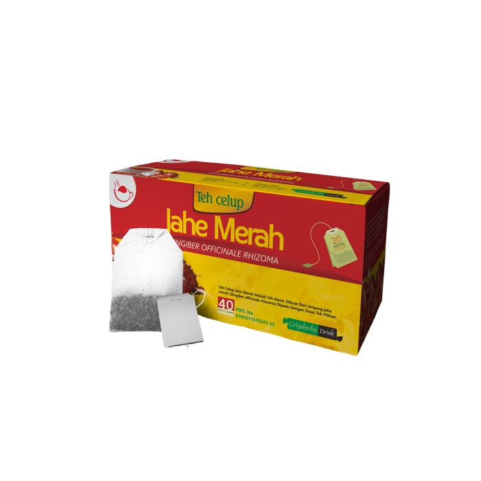 Multi Quality Teh Jahe Merah Griya Herba Minuman Herbal Celup Isi 20 Stamina Pria Have Durable - Image 2