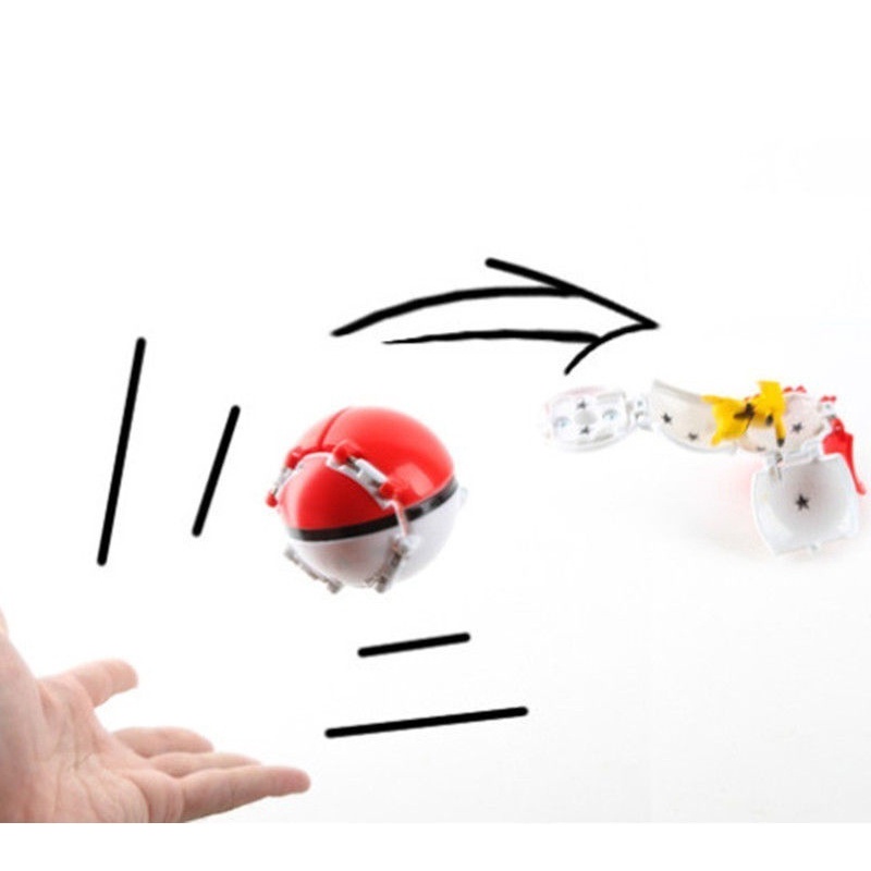 Purpose Versatile Pokeball Throw Automatically Bounce Pokemon Pikachu Anime Action - Image 4