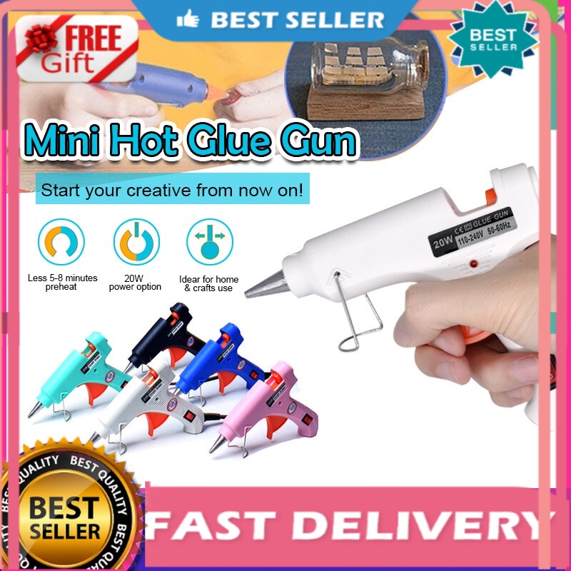 1PCS high temperature heavy duty hot melt glue gun kit and 50 glue sticks  can be used for DIY projects