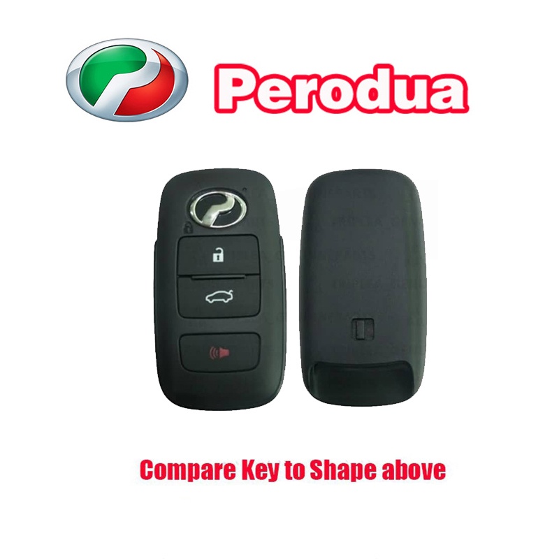 Must Versatile Perodua Ativa / Myvi 2022 2024 Axia Baharu Alza 2023 Remote Metal Key Case Cover Keychain - Image 3