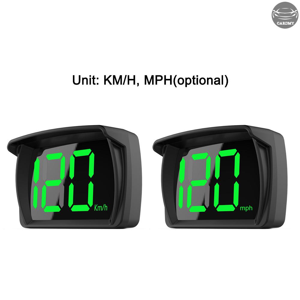 Have Versatile Car HUD Headup Display KM/H MPH GPS Digital Speedometer LED Large Font Truck SUV Motorcycle Purpose - Image 3
