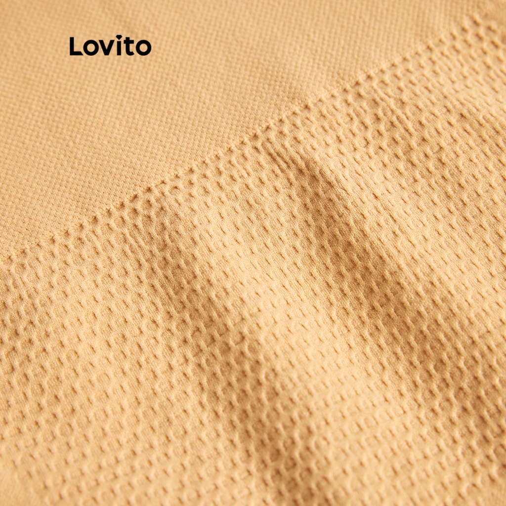 Have Quality Lovito Casual Plain Wide Bend Waist Boyshorts Corsets Shapewear Women L48L056 (Apricot/Grey/Pink/Black) ... - Image 5