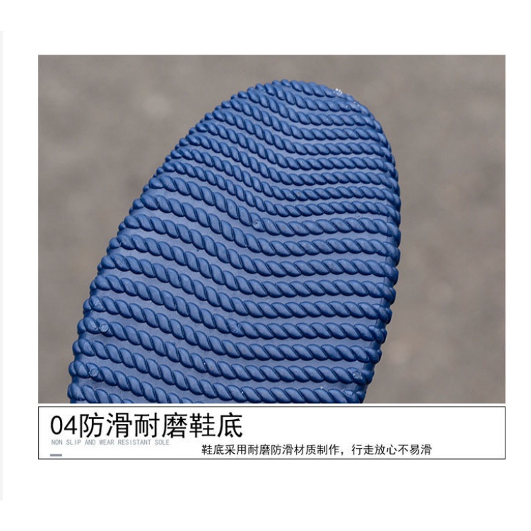 Reliable Purpose But hujan lelaki tiub pendek fesyen kasut kalis air dapur tidak licin potongan rendah dewasa Memanci... - Image 5