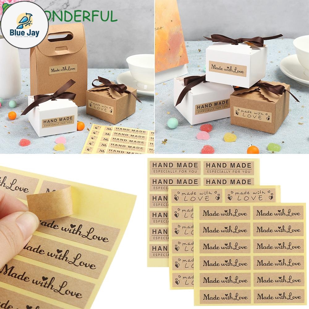 BJ 120PCS Day Gifts Party Supplies Wedding Favors Made With Love