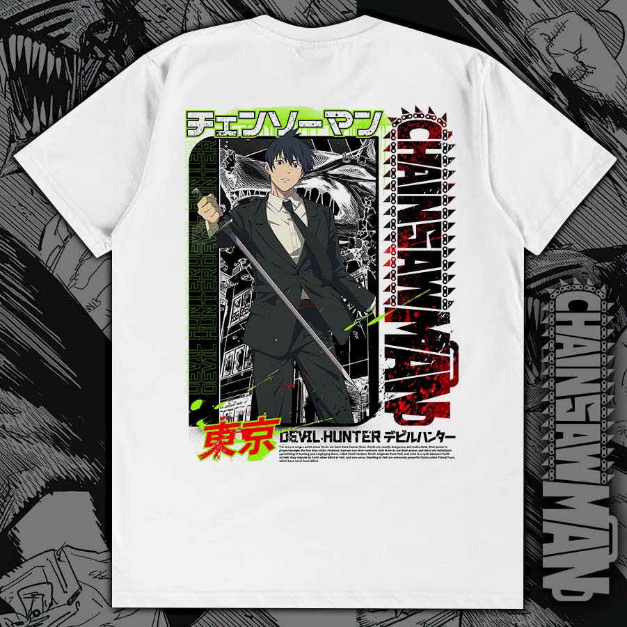 Have Premium Youth Culture Chainsaw Man anime white shirt unisex Mens women tshirt trendy tops oversized tees Multi R... - Image 5