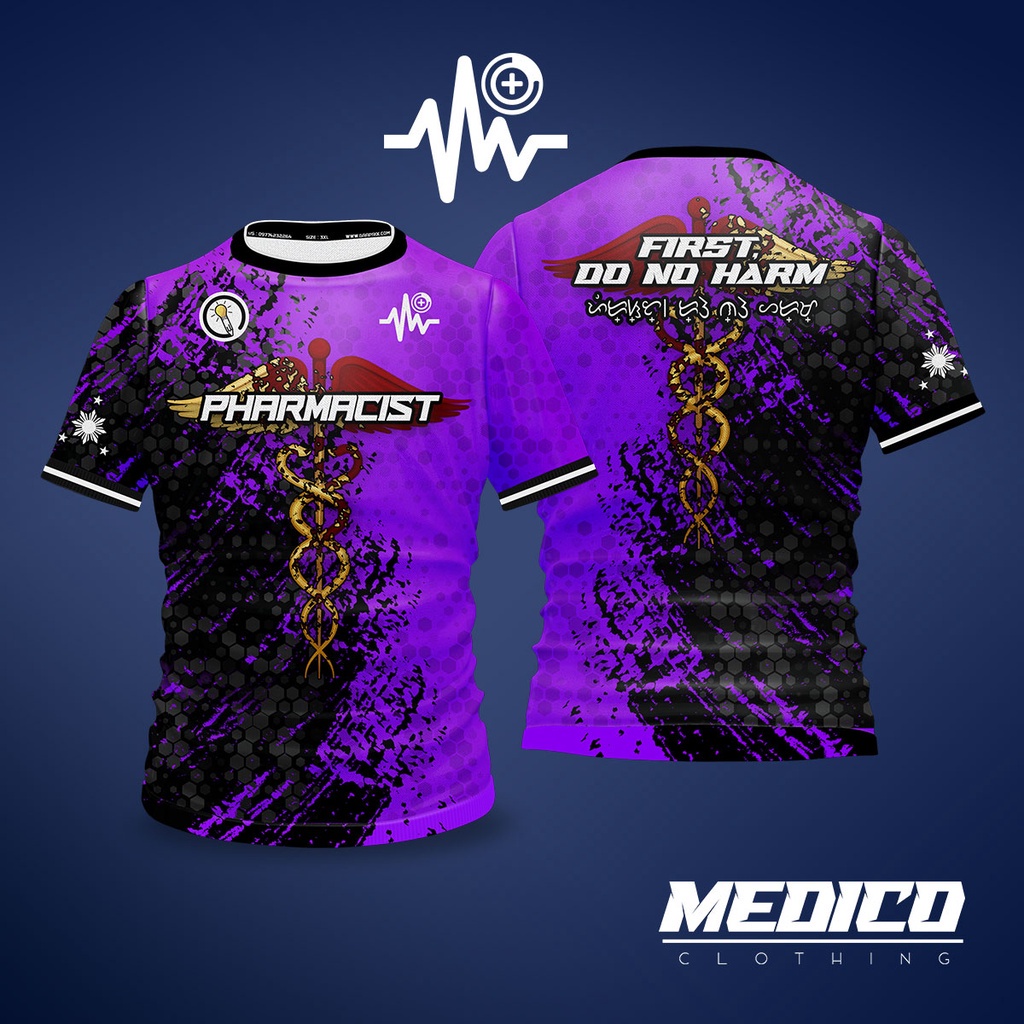 Medical Shirts PHARMACIST V1 MediCo Clothing T-shirt Full Sublimation LIMITED SUPPLY!!!