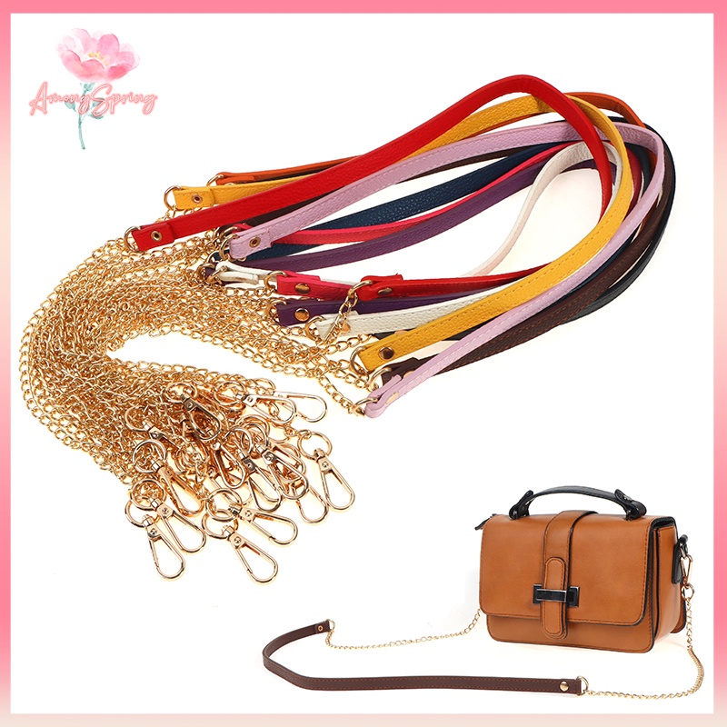 AmongSpring> 120CM Bag Chain Leather Shoulder Bag Handle Strap Handbags Strap Bag Accessory new